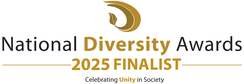 LowResNDA25FinalistLogo National Diversity Awards 2025 Finalist Logo